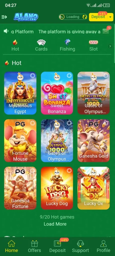 Alano Fishing Game